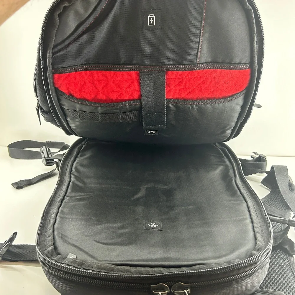 Dell Laptop Backpack Black Business Travel Tech Utility Computer Bag Pack